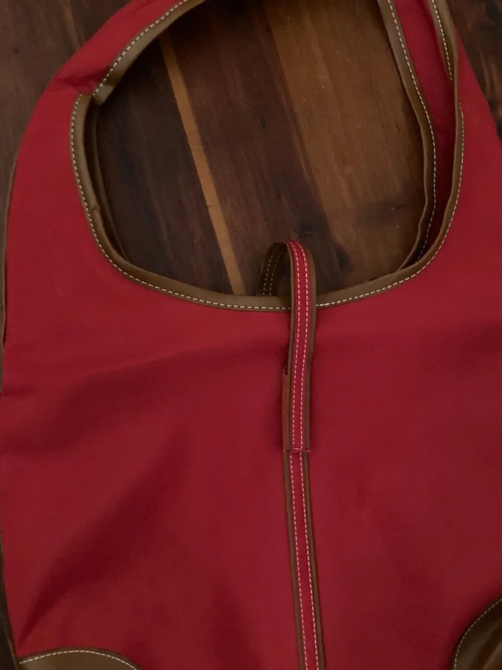 Spiegel hobo bag bold red nylon
